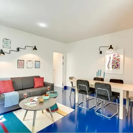 아파트 Modern & Colourful 3bd For 9 Guests In Le Marais! *