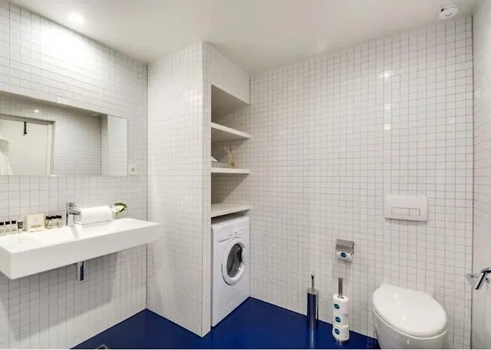 아파트 Modern & Colourful 3bd For 9 Guests In Le Marais!
